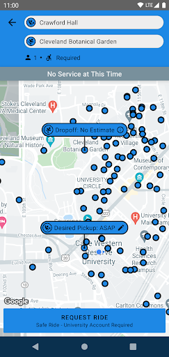 CWRU Spartan Ride Screen 3