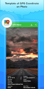 GPS Status: Send Geotag Photos Screenshot