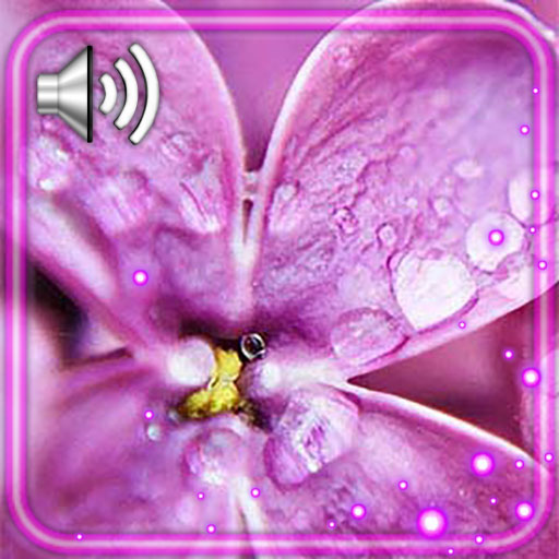 Lilac Flower Magic Live Wallpaper