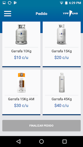 Android application Gas del Norte - YPF Gas screenshort
