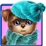 Cute dog Sweet puppy Dress up icon