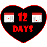 Calculate days between dates icon