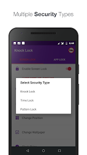 Knock lock screen - Applock Screenshot