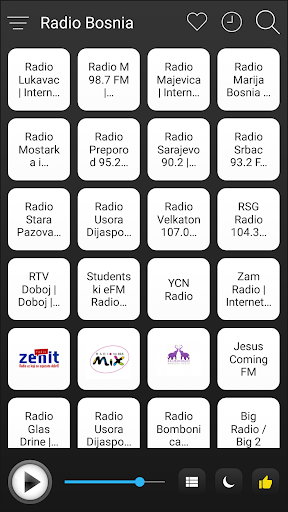 Android application Bosnia Radio FM AM Music screenshort