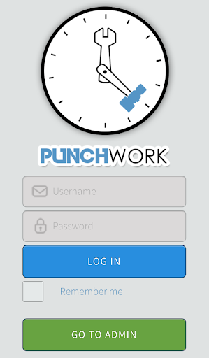 Android application Punch Work screenshort