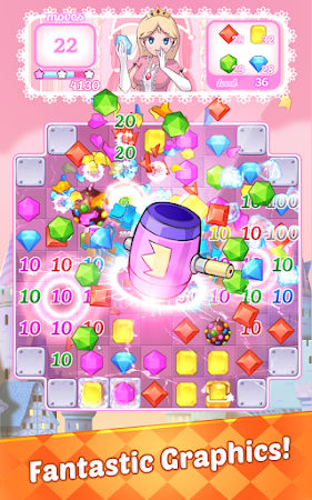 Game screenshot Jewels Princess Puzzle(Match3) mod apk