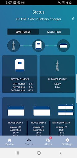Xantrex App Screen 2