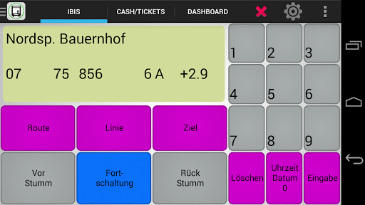Android application IBIScontrol screenshort