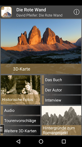 Android application David Pfeifer: Die Rote Wand screenshort