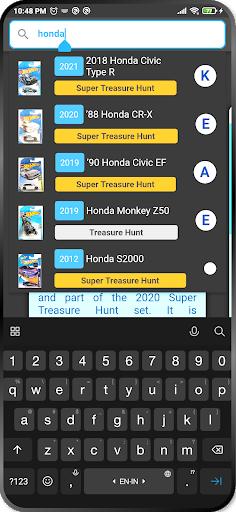Hot Wheels: Treasure Hunt Data Screen 2