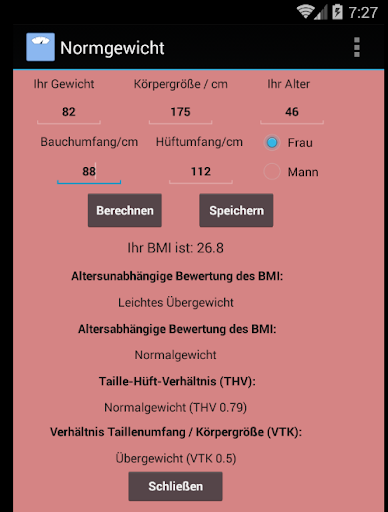 Frau bmi