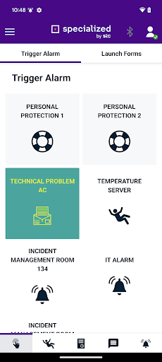 Android application Specialized EMP screenshort