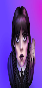 Wednesday Addams Coloring