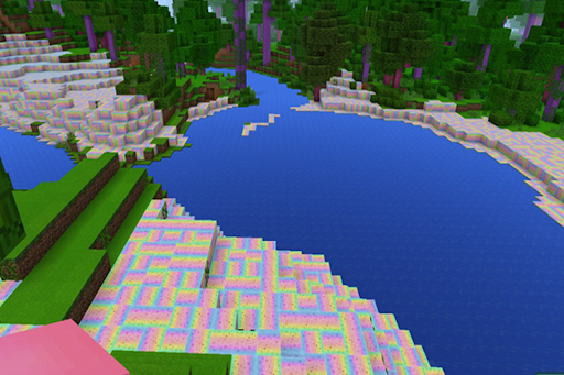 Android application worldkrafts 2: block craft 3D screenshort