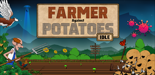 Farmer Against Potatoes Idle