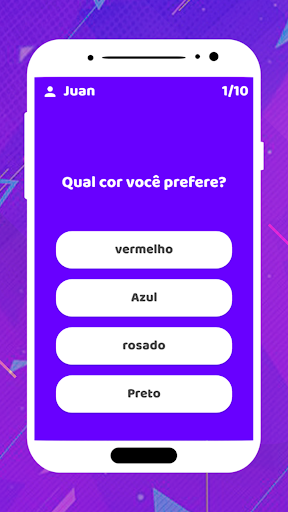 Visualização do aplicativo