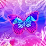Purple Butterfly theme 480x800 icon