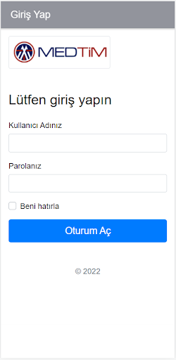 Android application Medtim MRP screenshort