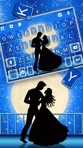 Moon Couple Dance Keyboard Bac Screen 2