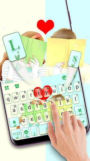Android application Couple Love Story Keyboard The screenshort