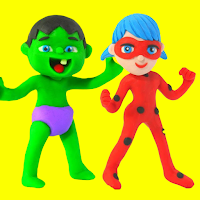 Play Doh, Create Great Super Heroes Characters