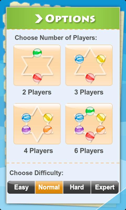 Android application Chinese Checkers screenshort