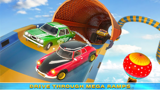 Superhero Double Impossible: Mega Ramp Car Stunts  screenshots 2