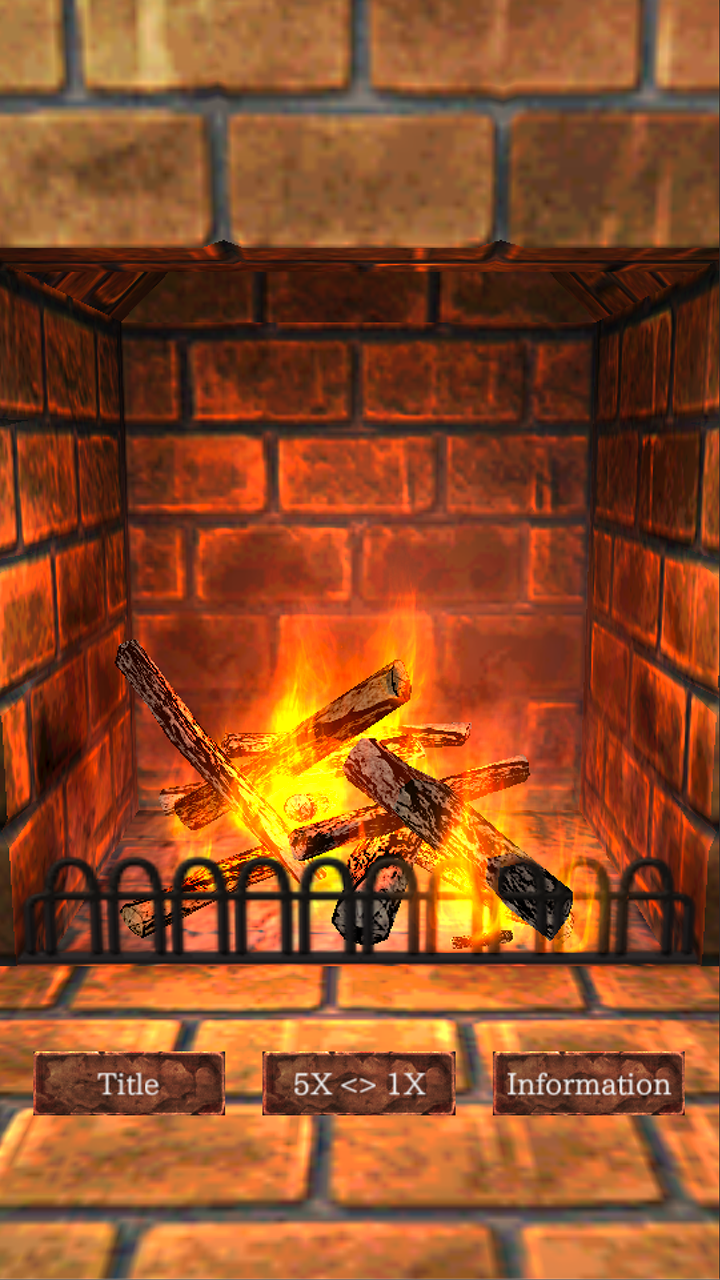 Android application Fireplace Simulator Pro screenshort