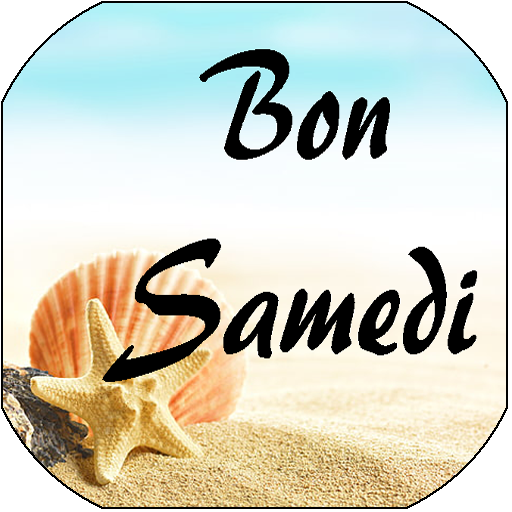 Agréable Samedi bon week-end logo