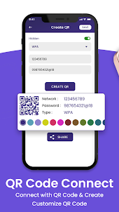 WiFi QR Code Scanner & Connect