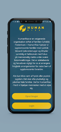 Android application HumanRise screenshort