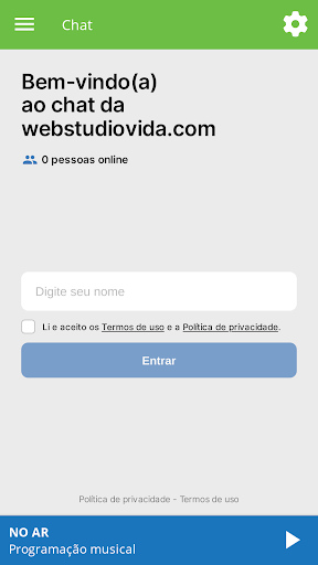 Rádio Web Estúdio Vida Screen 3