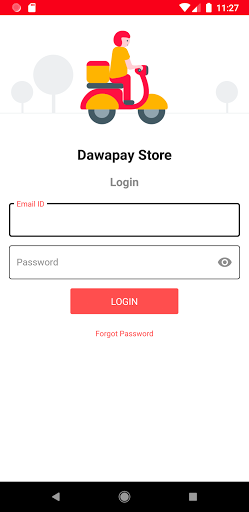 Dawapay Rider App Screen 2