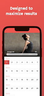 30 Day Pilates Challenge Screenshot