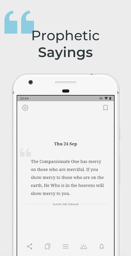 Android application Prophetic Sayings screenshort