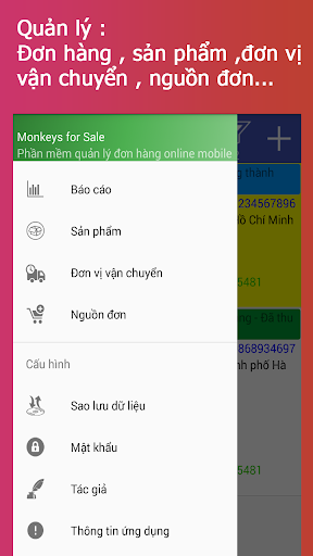 Quản lý bán hàng online mobile Screen 2