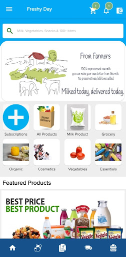 Freshy Day: Cow milk delivery Screen 2