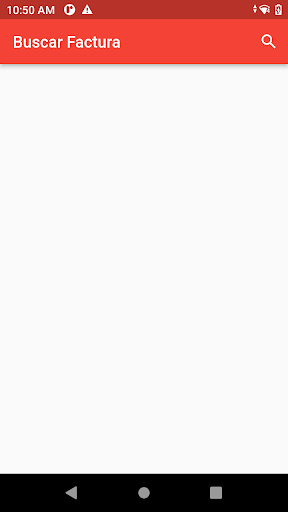 Android application Validador de Facturas screenshort