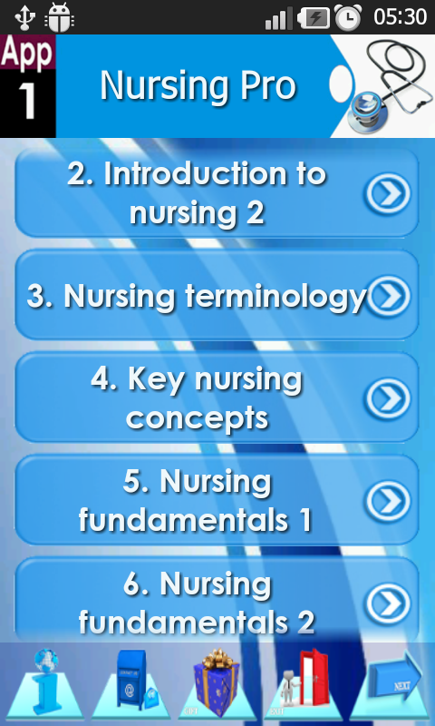 Android application Nursing Exam Review 3000 Notes screenshort