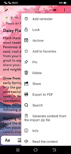 Daisy Notes Screen 3