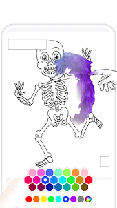 Skeleton Anatomy Coloring Book
