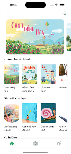 Android application Đọc vui - Vui học screenshort