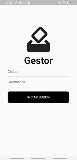 Android application Gestor Electoral screenshort
