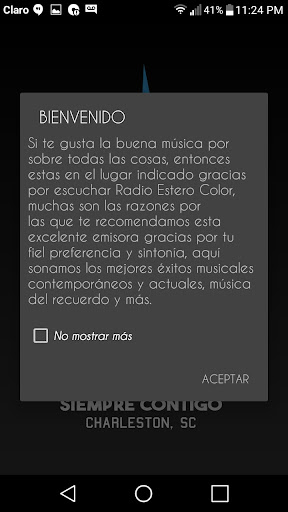 Android application Radio Estéreo Color screenshort