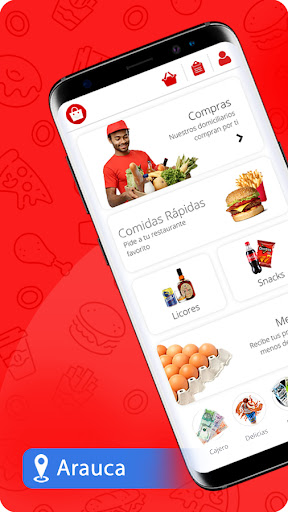 Android application Shopy - Domicilios en Arauca screenshort