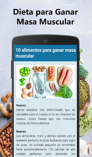 Dieta para ganar masa muscular Screen 2
