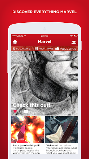 Marvel Comics Amino captures d'écran apk mod pirater preuve 2