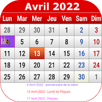 Français Calendrier 2022