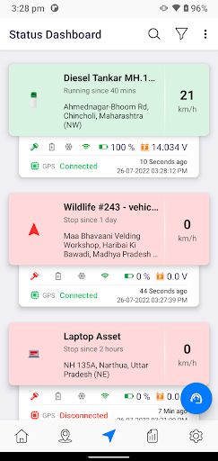 traQpro SAMS Screen 3