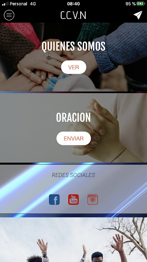 Android application Centro Cristiano Vida a las Na screenshort